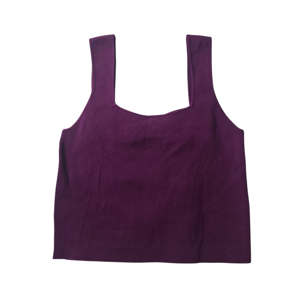 Maeve Deep Purple Bow Tank Top